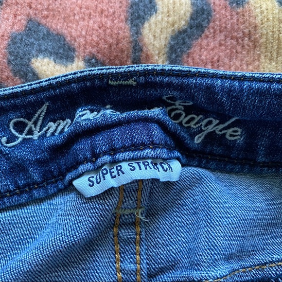 (american eagle) denim straight low rise medium wash jeans - Picture 3 of 8